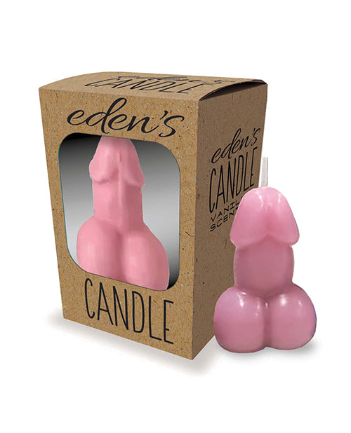 Eden's Penis Candle - Rose - Vanilla by Little Genie