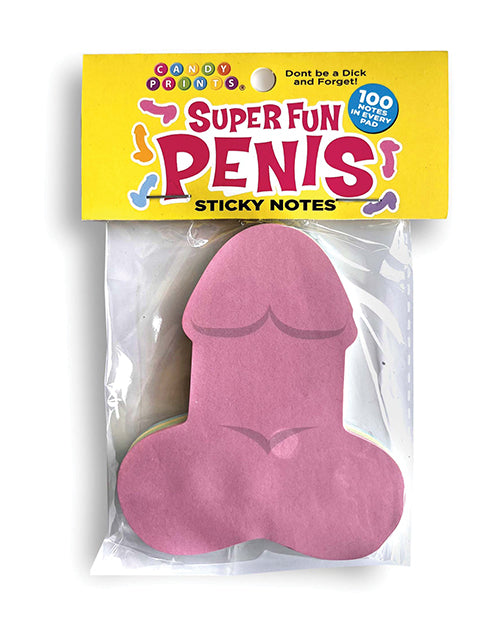 Super Fun Penis Sticky Notes - 100 Notes Per Pad by Little Genie