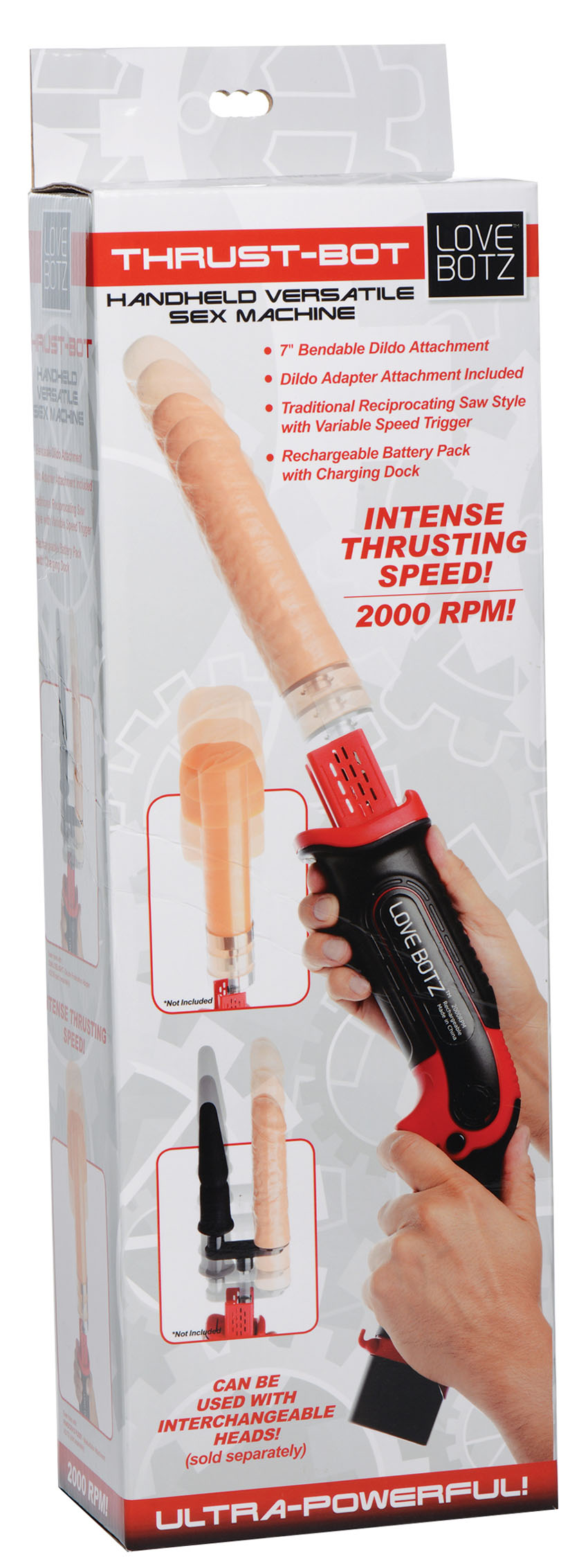 Thrust-Bot Handheld Multi-Speed Sex Machine by XR Brands