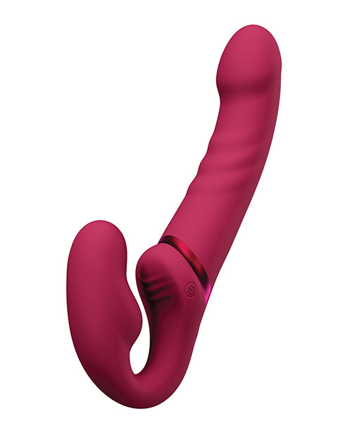 Lovense Lapis Vibrating Strapless Strap On - Pink by Lovense