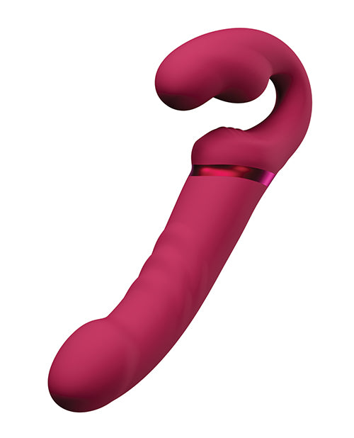 Lovense Lapis Vibrating Strapless Strap On - Pink by Lovense