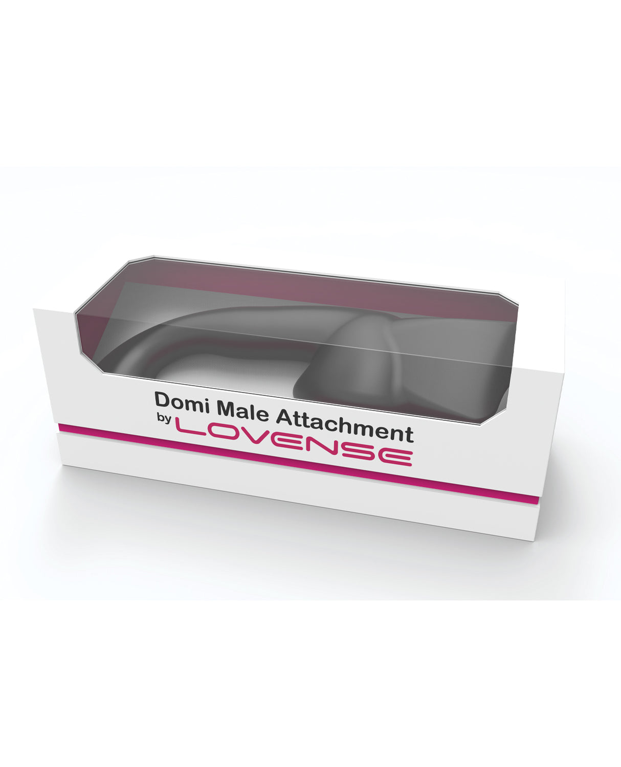Lovense Domi Flexible Rechargeable Mini Wand Male Attachment - Black by Lovense
