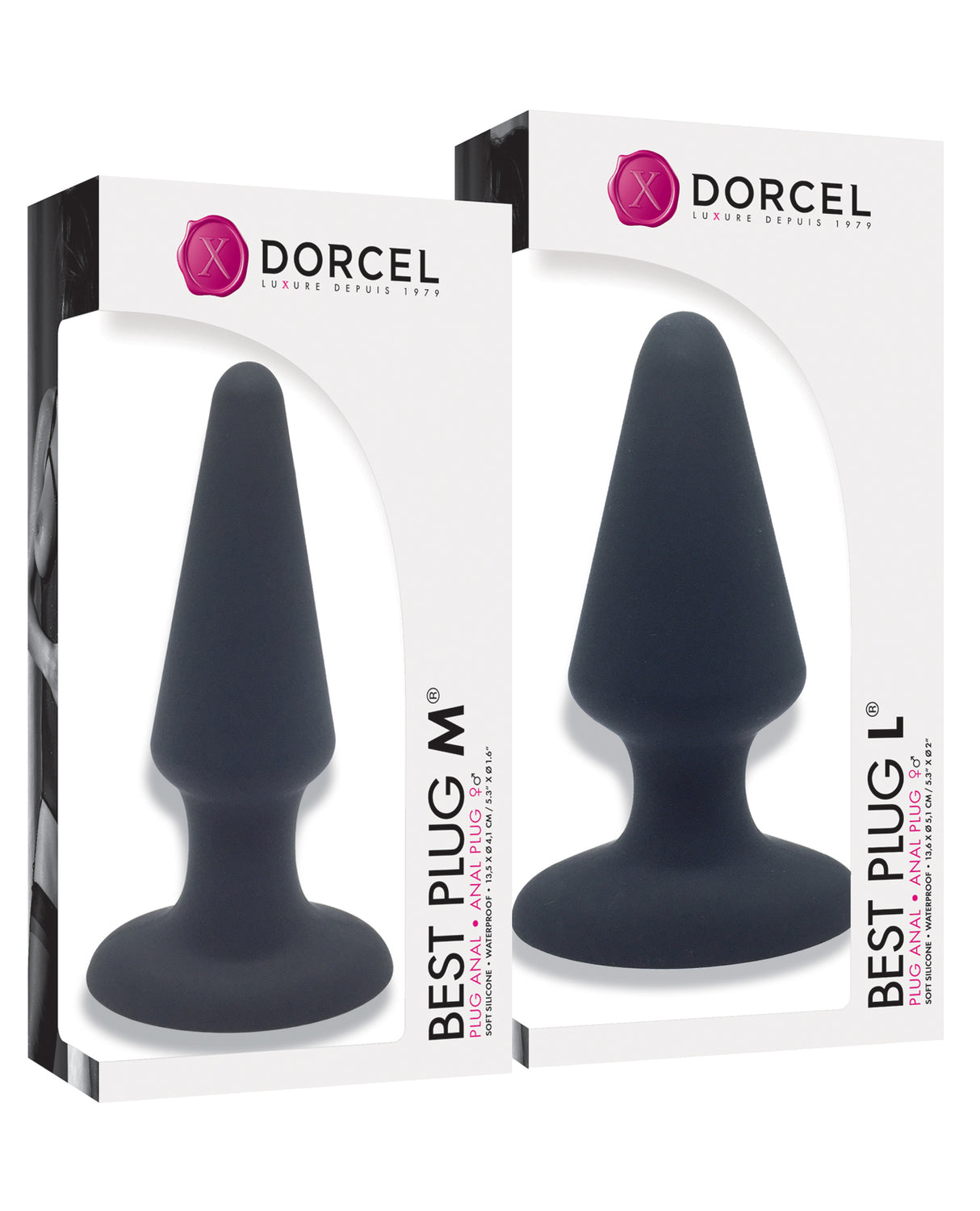 Dorcel Best Plug Expert Kit M/L - Black by Dorcel