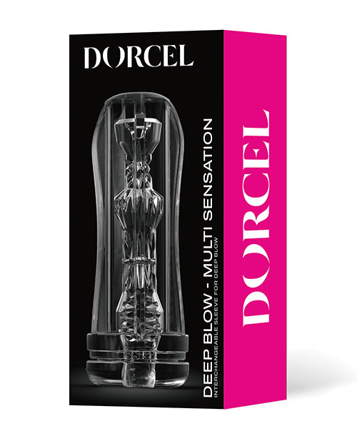 Dorcel Deep Blow Multi Sensation Sleeve - Clear by Dorcel