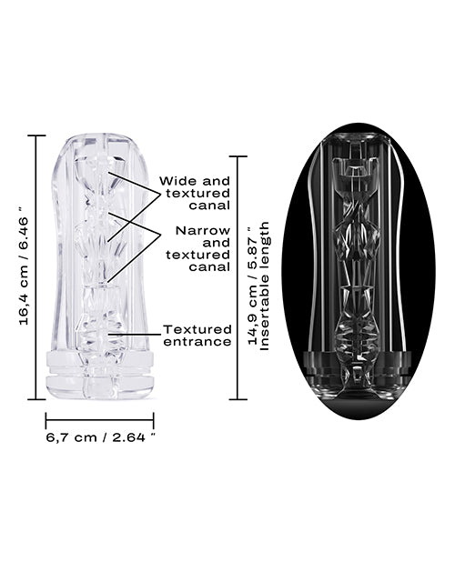 Dorcel Deep Blow Multi Sensation Sleeve - Clear by Dorcel