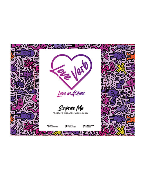 Love Verb Surprise Me Copper-Infused Prostate Massager - Lilac by Love Verb