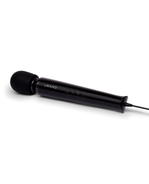 Le Wand Powerful Plug-In Vibrating Massager - Black by Le Wand