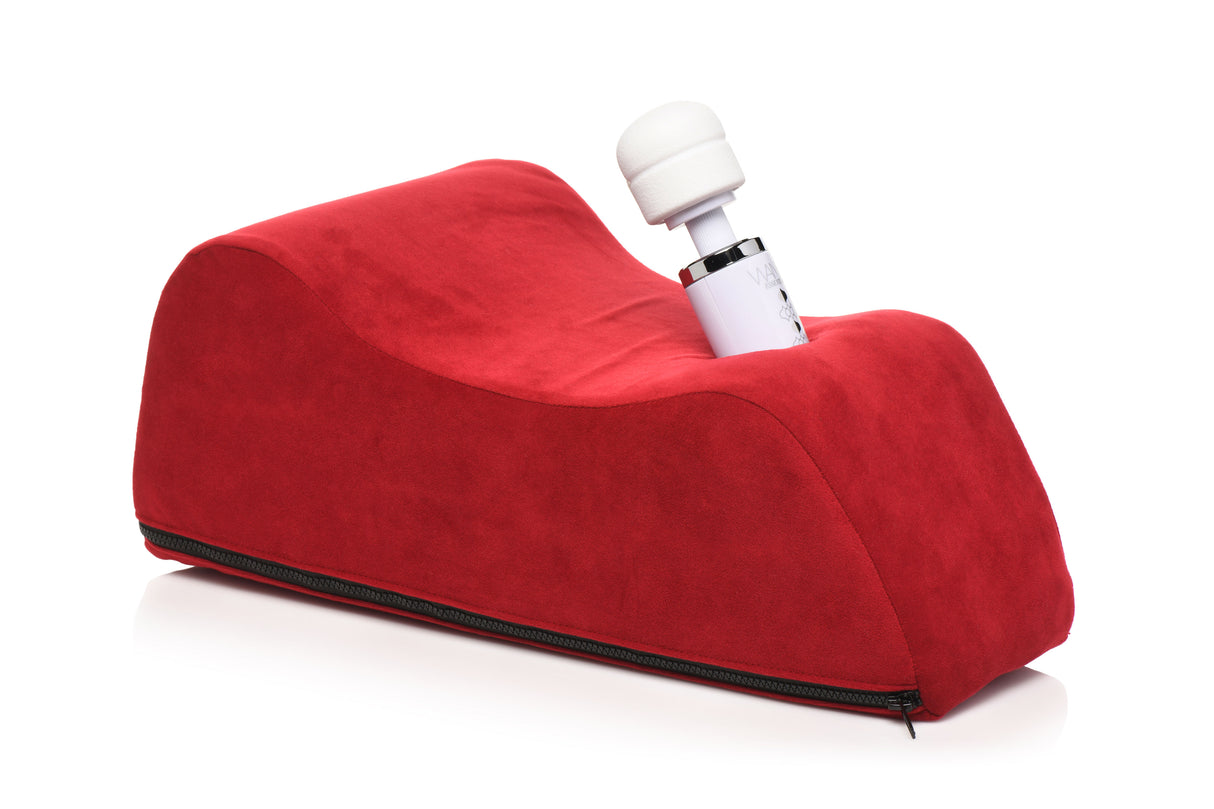 XR Brands Delux Wand Saddle — Red Positionary Pillow - BB-AH192
