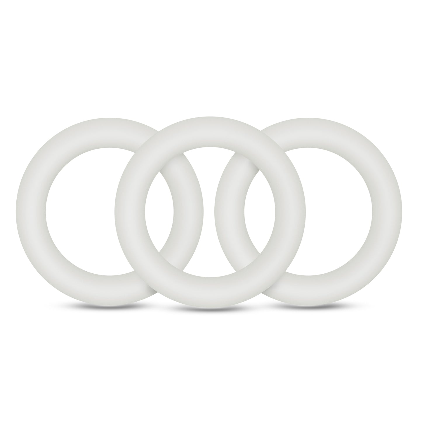 "Performance - Vs2 Pure Premium Silicone Cockrings - Small - White BL-70819"