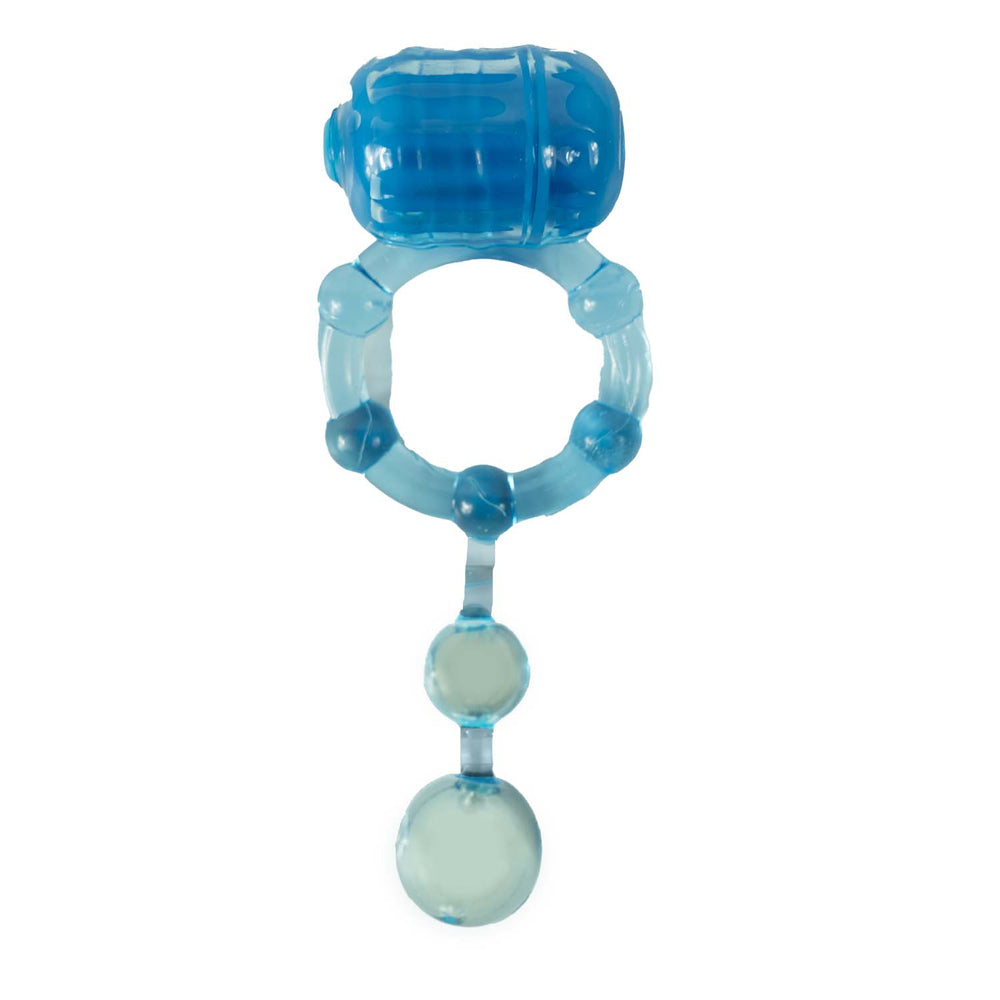 Nasstoys Macho Ultra Erection-Keeper Vibrating Cock Ring, Blue - NW1916-1