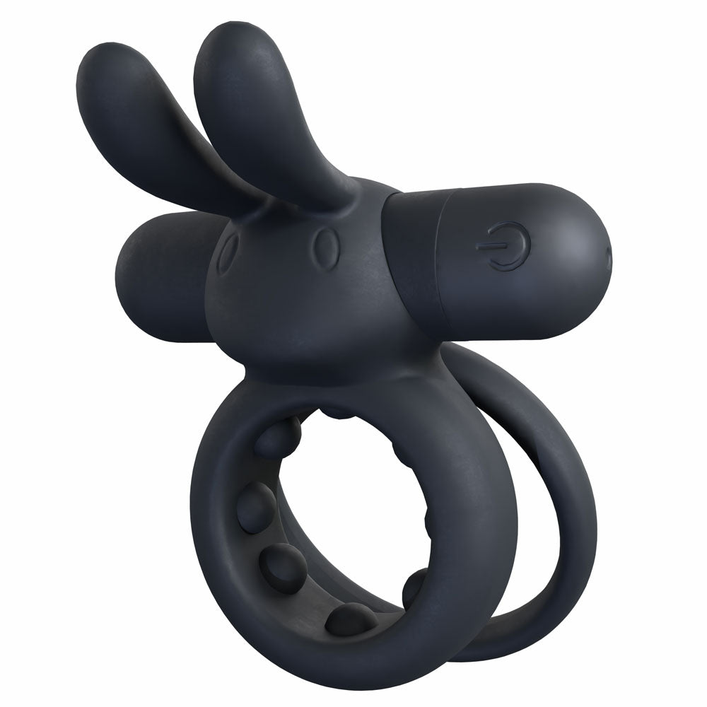 Screaming O Ohare Rechargeable Rabbit Bullet Vibrator — Black - SO-RHAR-BL