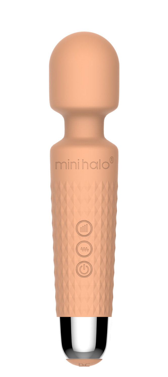 Viben Mini Halo Wand Massager, Peach Fuzz, USB Rechargeable - TMN-MH-3106