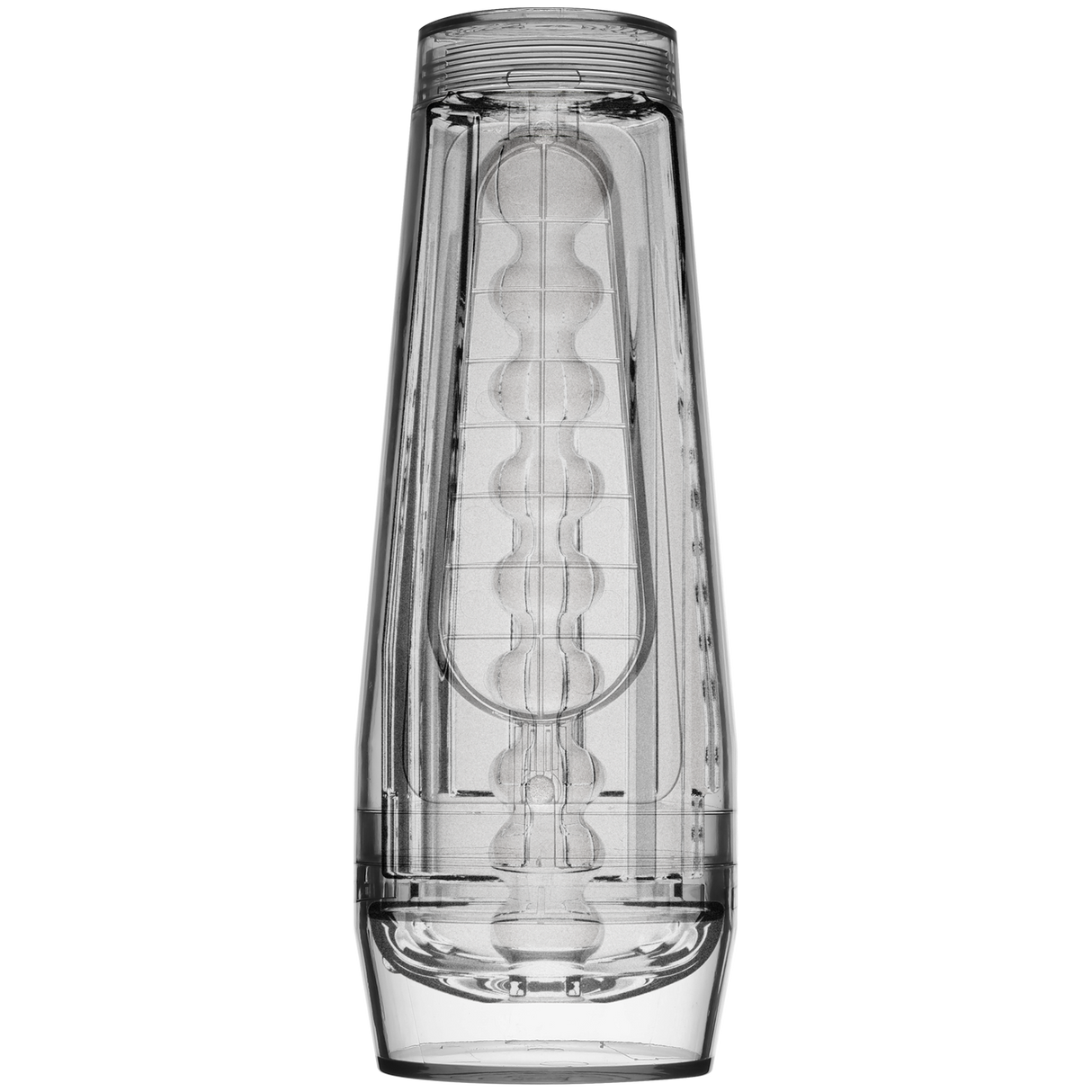 Doc Johnson Main Squeeze Optix Clear Squeeze Stroker, 7.5" - DJ5202-30-BX