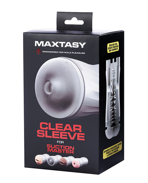 Maxtasy Suction Master Series Sleeve - Standard Clear by Maxtasy