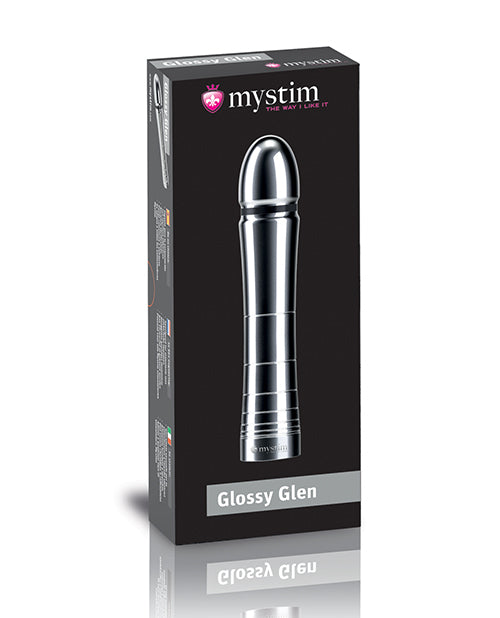 Mystim Glossy Glen e-Stim Aluminum Dildo by Mystim