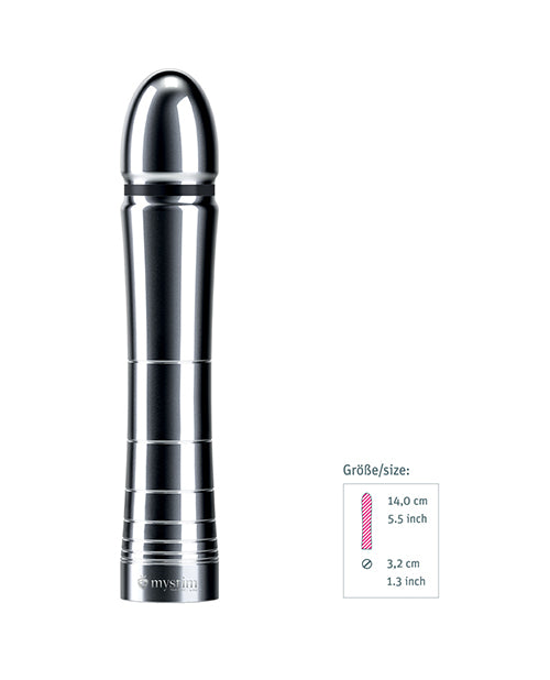 Mystim Glossy Glen e-Stim Aluminum Dildo by Mystim