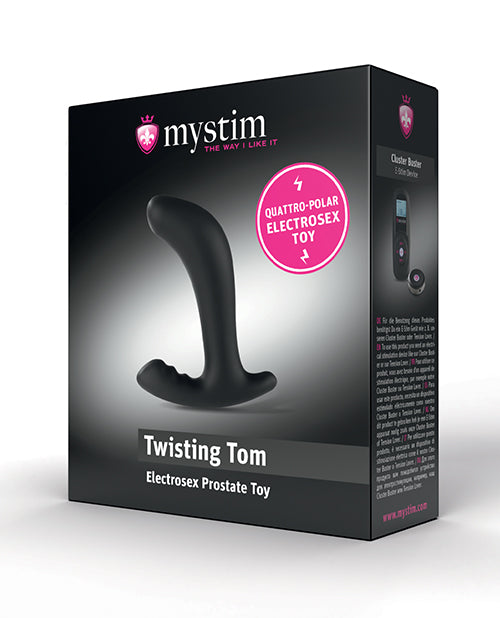 Mystim Twisting Tom - with e-stim - Black by Mystim
