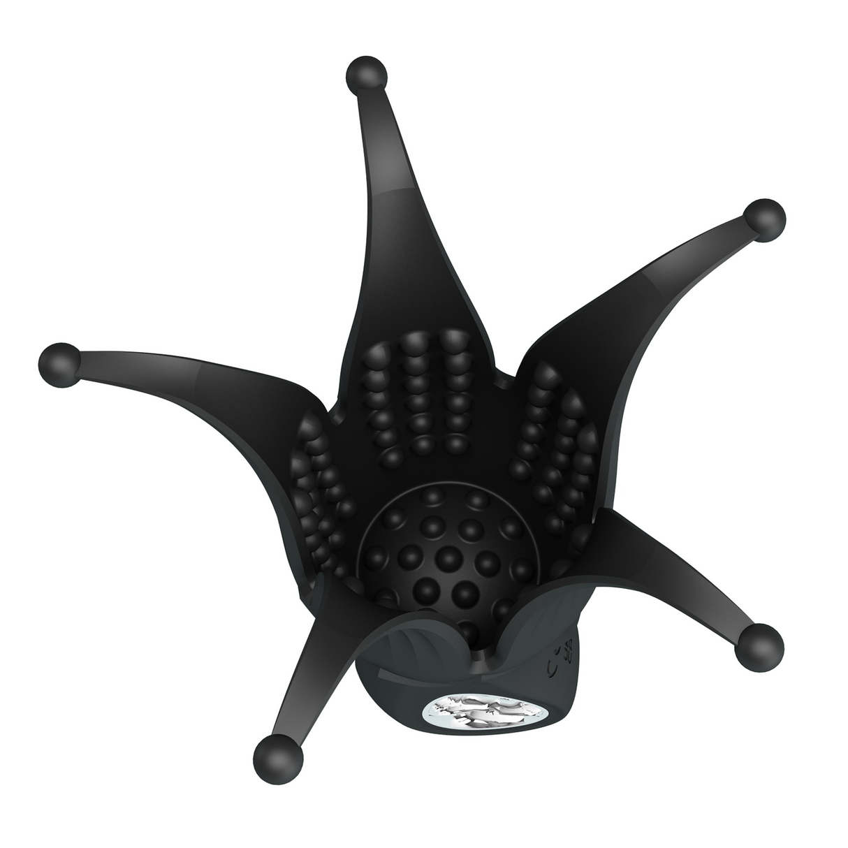 Pretty Love Arella Octopus-Shaped Vibro Penis Trainer — Black - BI-300082