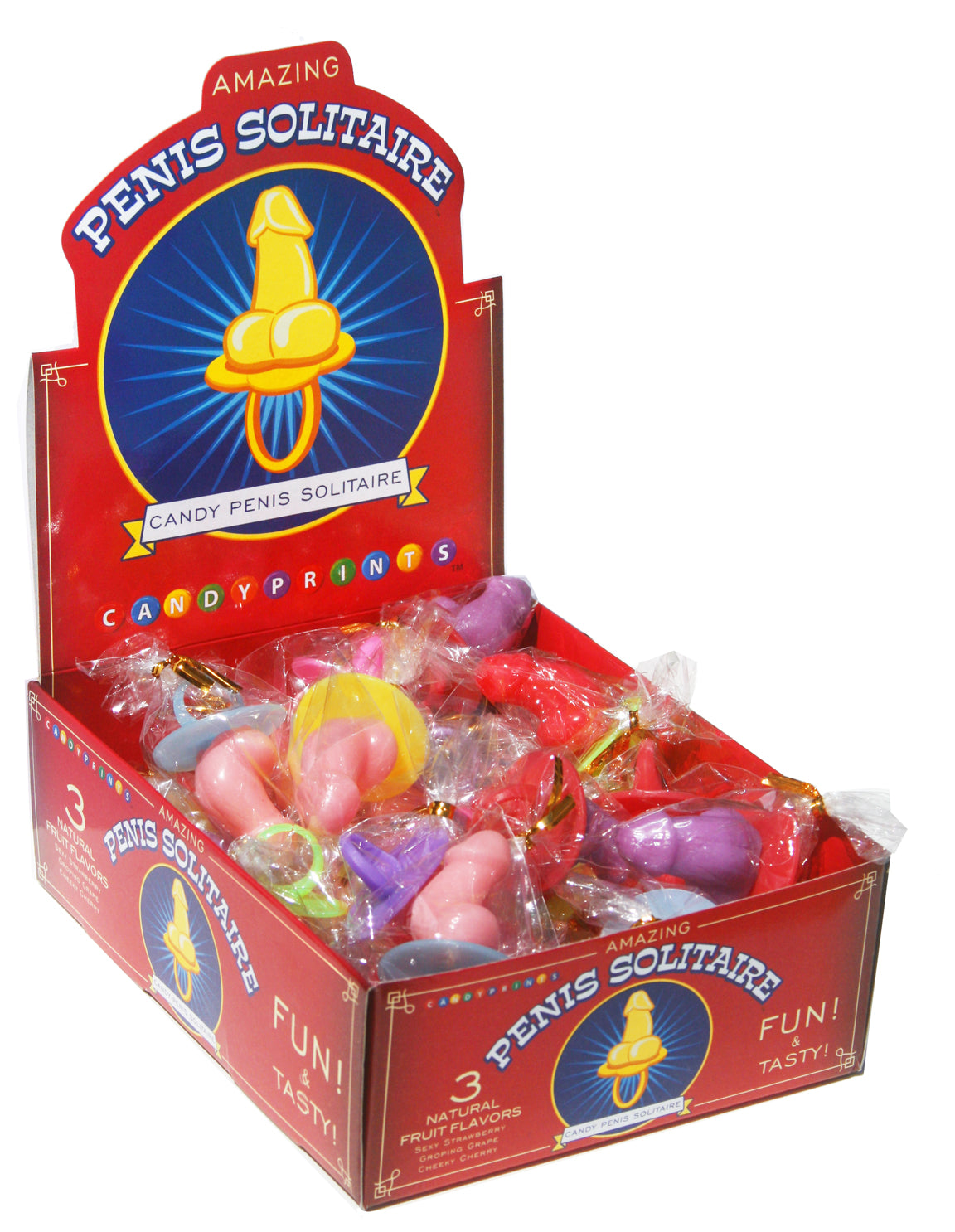 Amazing Penis Solitaire - 30 Piece Display by Little Genie