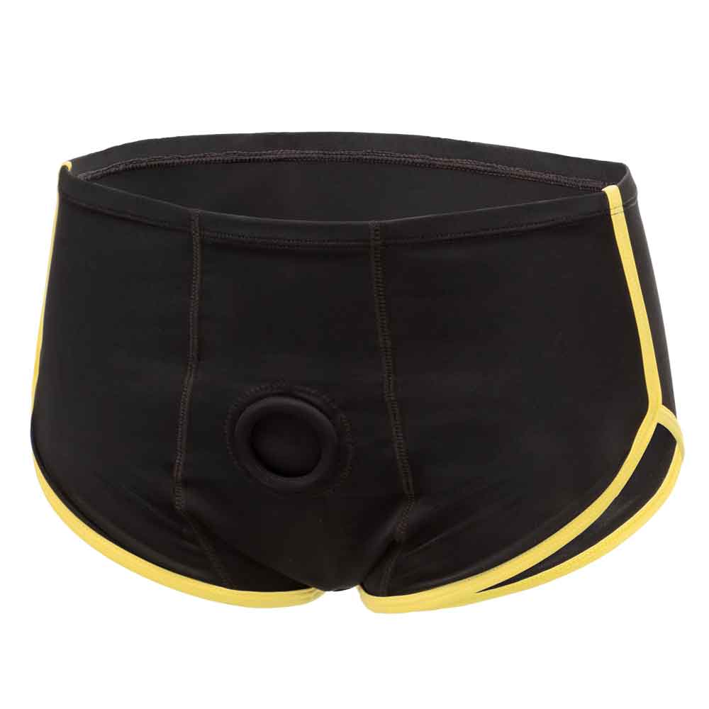 CalExotics Boundless Black & Yellow Brief Harness — Large/X-Large - SE2701243