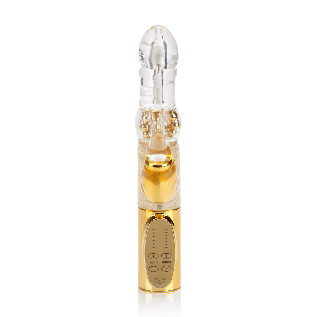 CalExotics Platinum Jack Rabbit Vibrator — Gold - SE0611203