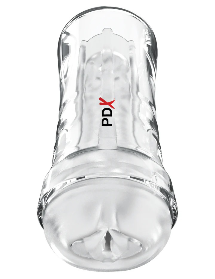Pipedream Wet Pussies Self-Lubricating Stroker, Frosted (8.3 in) - PDRD440-20