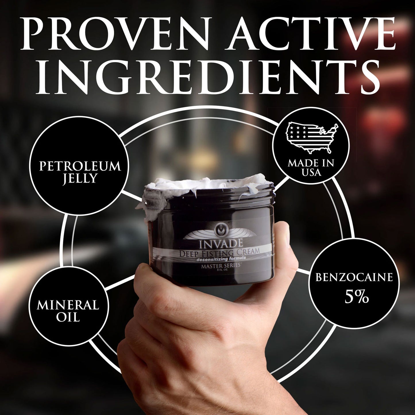 Invade Deep Fisting Cream 8 Oz by XR Brands