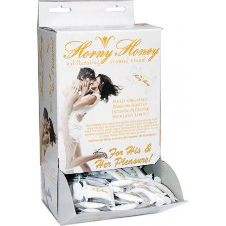 Hott Products Horny Honey Arousal Cream — 144 Pillow Pack Display - HP-2672