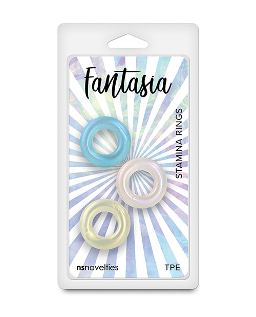 Fantasia Stamina Cock Rings - Multi Color by Fantasia