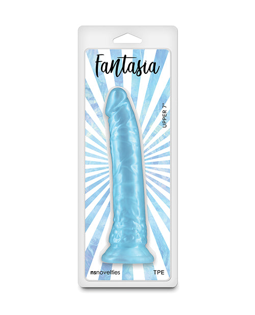 Fantasia Upper 7" Dildo - Turquoise by Fantasia