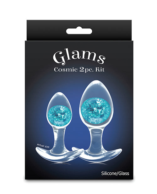 Cosmic Glams 2 pc Plug Kit - Blue by Cosmic Glams