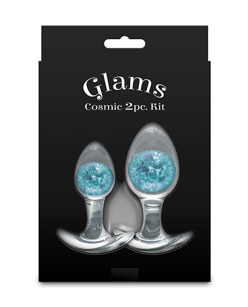 Cosmic Glams 2 pc Plug Kit - Blue by Cosmic Glams