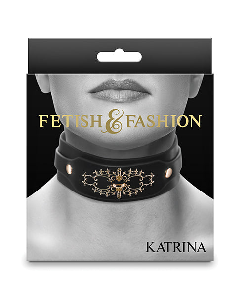 Fetish & Fashion Katrina Collar - Black by Fetish & Fashion