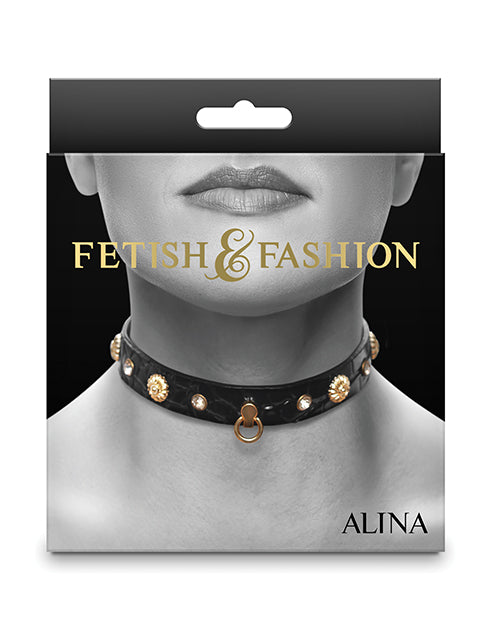 Fetish & Fashion Alina Collar - Black by Fetish & Fashion