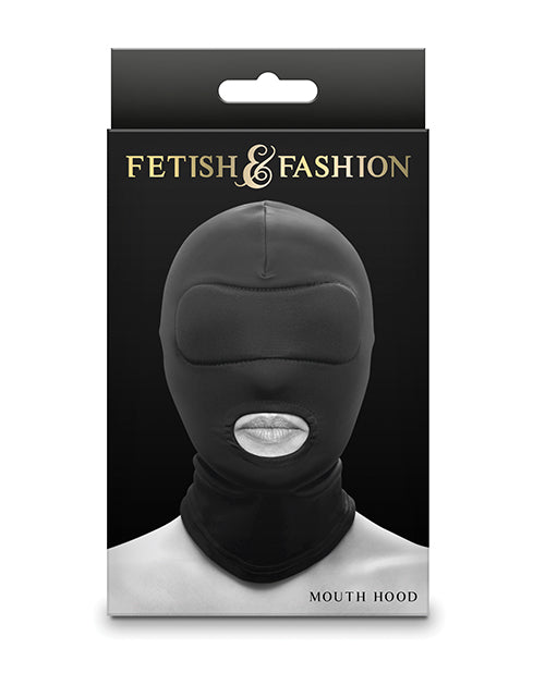 Fetish & Fashion Mouth Hood - Black by Fetish & Fashion