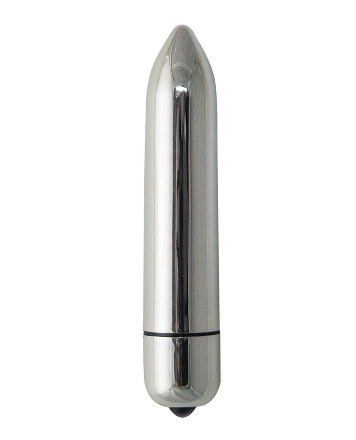 Intense Bullet Vibrator — Silver, 3.5 in, 10-Function