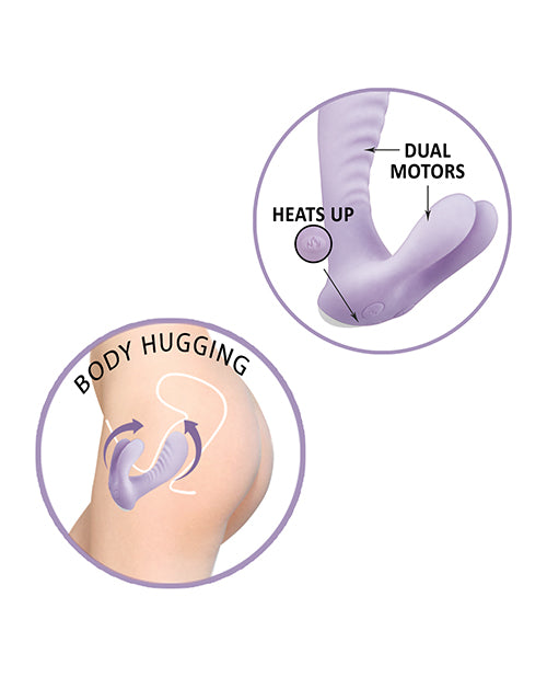 Goddess Heat-up Bunny Vibrator - Lavender by Goddess