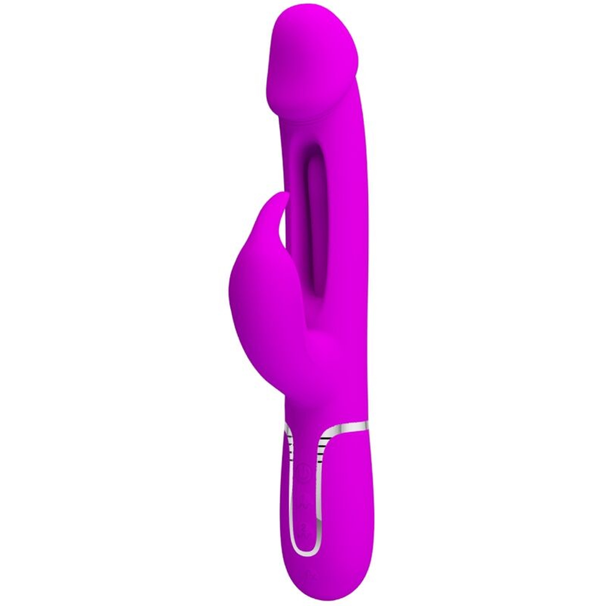 Pretty Love Twinkled Tenderness Kampas Rabbit Vibrator — Fuchsia - BW-500025