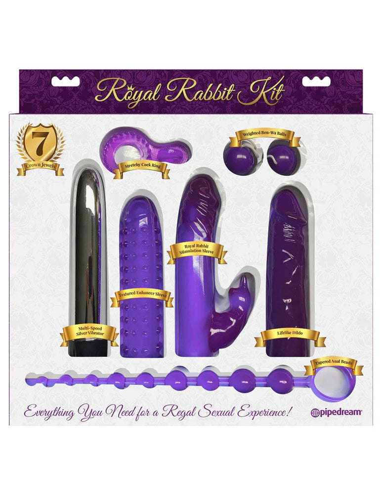 Pipedream Royal Rabbit Kit — 7-Piece Toy Set - PD2039-00