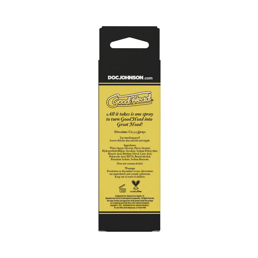 Goodhead - Juicy Head - Cocktails Dry Mouth Spray Lemon Drop - 2oz