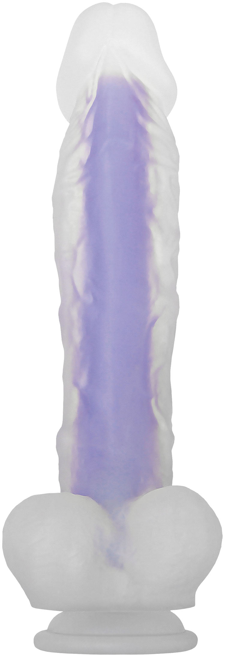 Evolved Novelties Luminous 10" Dildo Stud with Suction Base - EN-DD-6245-2