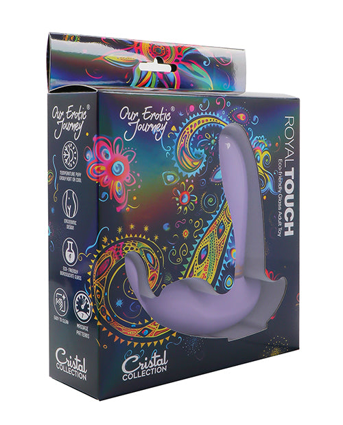 Cristal Royal Touch Glass and Silicone Vibrator by Cristal