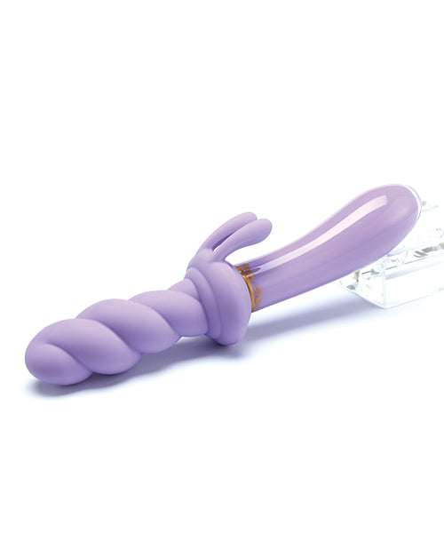 Cristal Jade Twist Glass Rabbit by Cristal