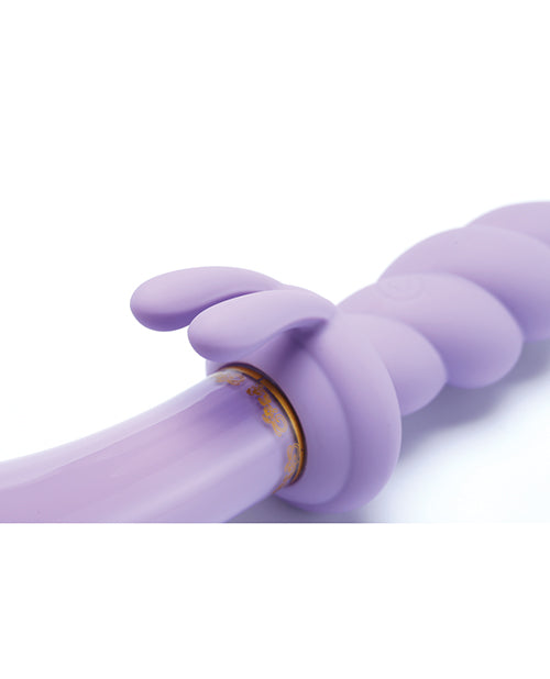 Cristal Jade Twist Glass Rabbit by Cristal