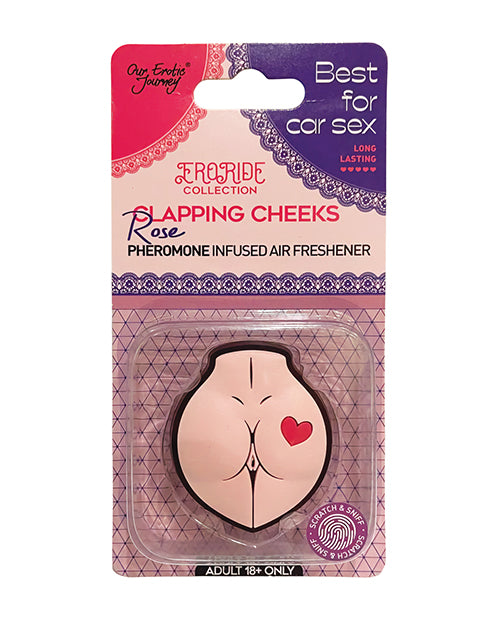 EroRide Clapping Cheeks Pheromone Infused Air Freshener - Rose by EroRide