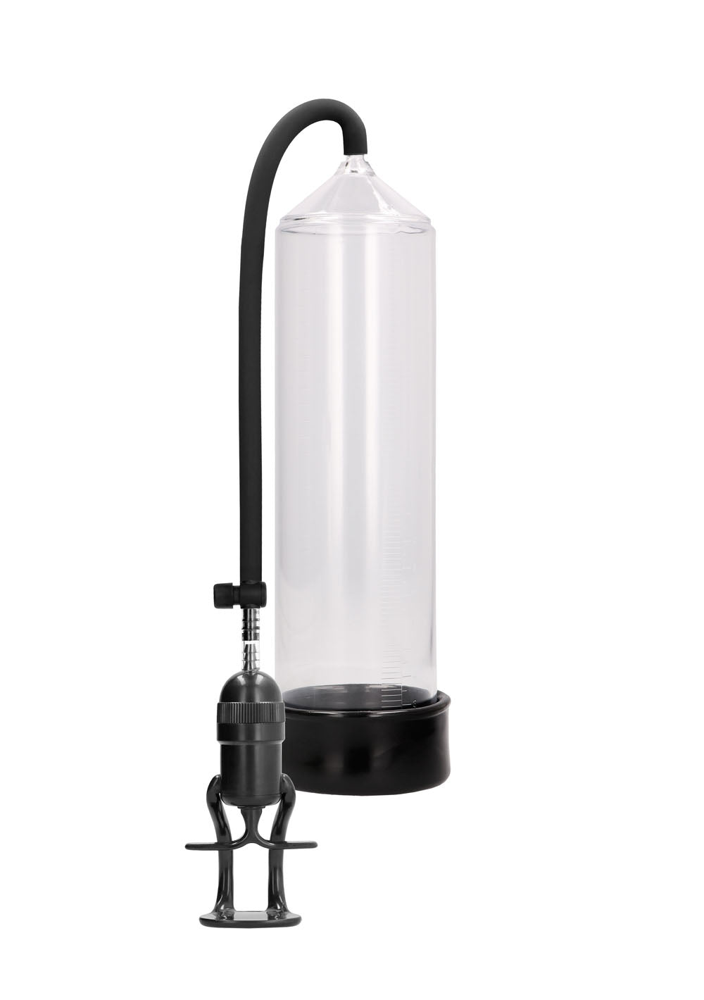 Shots Deluxe Beginner Pump — Transparent, 23cm Cylinder - PMP-PMP003TRA