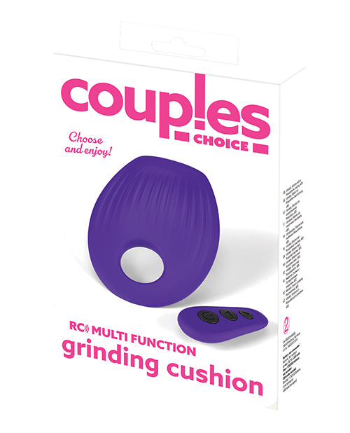 Couples Choice Grinding Cushion w/Cock Ring - Purple by Couples Choice