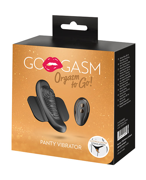 GoGasm Panty Vibrator - Black by GoGasm