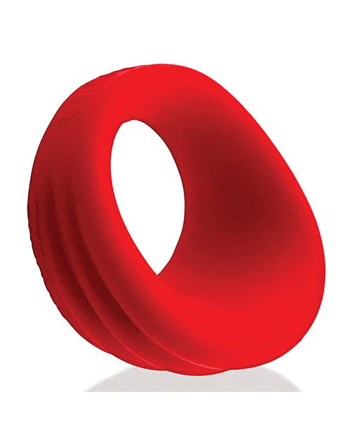 Hunky Junk Expander Slimmer Scoop Cockring - Red Velvet by Hunky Junk
