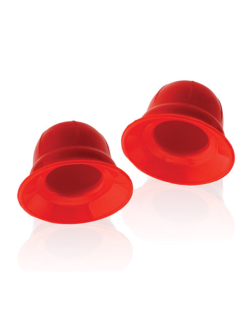 Hunky Junk Nano Nips Nipple Nubs — Red Silicone